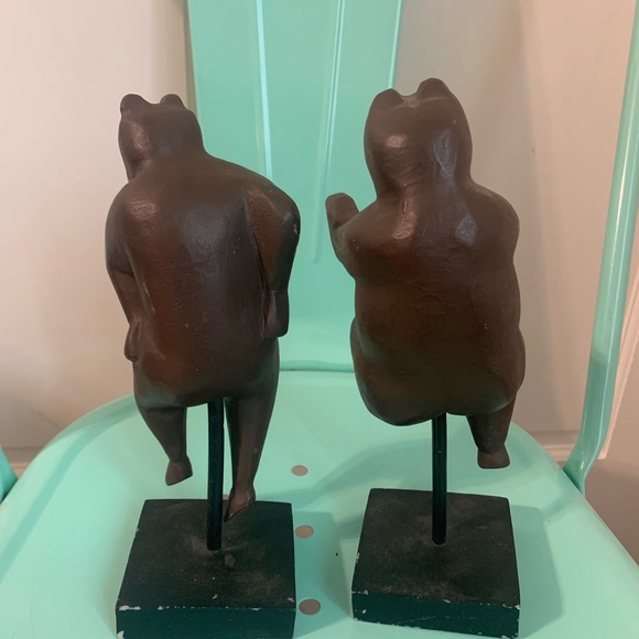 Vintage Set of 4 Dancing Bears - Picture 8 of 14